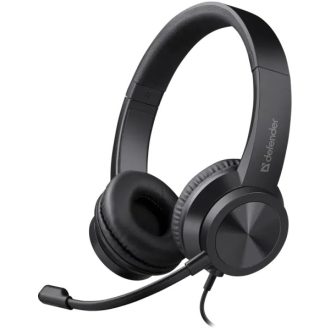   Defender Tune 150 fekete PC-s fejhallgató, 1,8 m-es kábel (DEF63151)