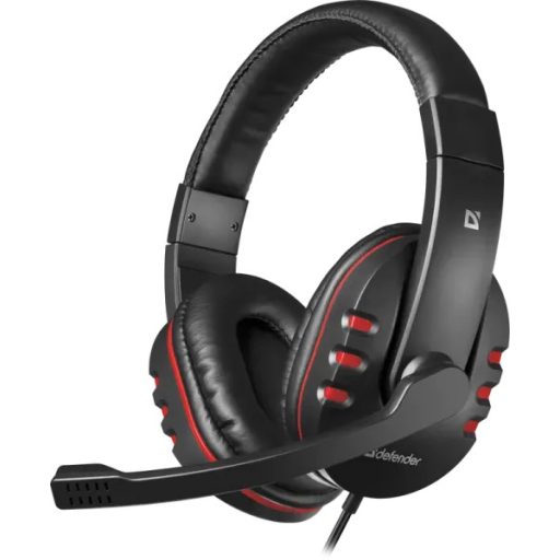 Defender Warhead G-160 fekete gamer fejhallgató, 2,5 m-es kábel (DEF64113)