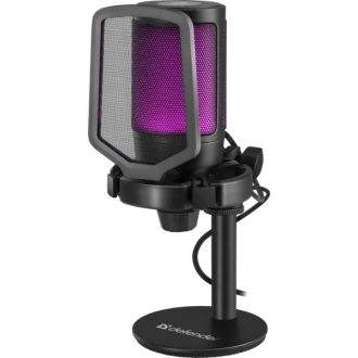   Defender Gaming stream mikrofon  Impulse GMC 600 USB, RGB, 1,7 m-es kábel (DEF64660)