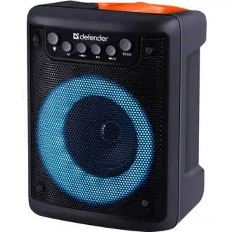   Defender Hordozható hangszóró Funky 10 W, fény/BT/FM/USB/MIC/AUX (DEF65053)