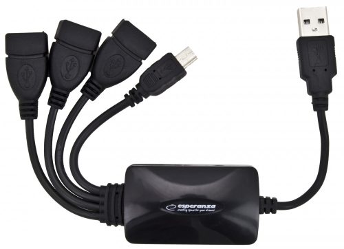 ESPERANZA 4 portos USB 2.0 HUB (EA114)