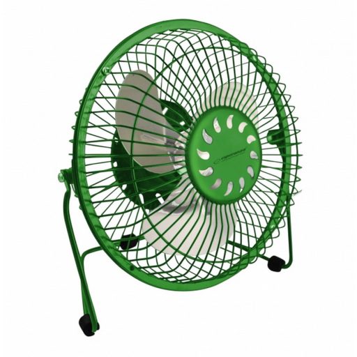 Esperanza Yugo asztali USB ventilátor, 6 col, zöld (EA149G)