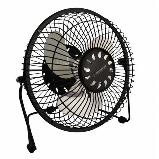 Esperanza Yugo asztali USB ventilátor, 6 col, fekete (EA149K)