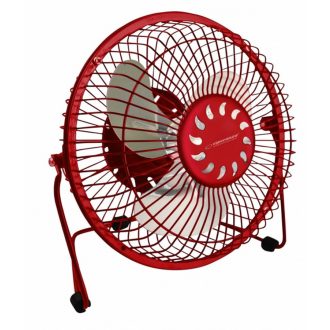   Esperanza Yugo asztali USB ventilátor, 6 col, piros (EA149R)