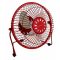 Esperanza Yugo asztali USB ventilátor, 6 col, piros (EA149R)