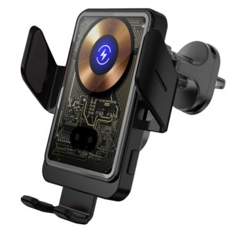   Energizer ECA008 autós okostelefon tartó vezeték nélküli (QI) gyors (15W)töltési funkcióval (ECA00815W_BK_ML)