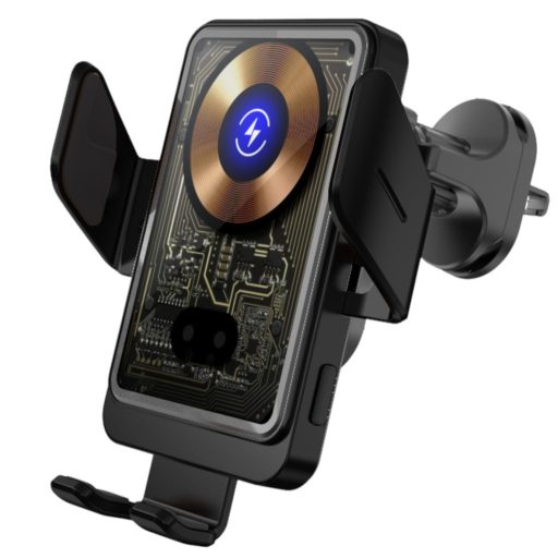 Energizer ECA008 autós okostelefon tartó vezeték nélküli (QI) gyors (15W)töltési funkcióval (ECA00815W_BK_ML)