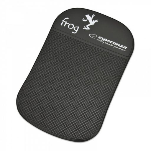 Esperanza Frog csúszásmentes autós telefon alátét, fekete (EF101K)