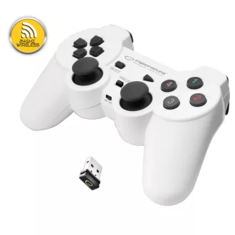 Esperanza Gladiator Wireless Gamepad PS3/PC fehér (EGG108W)