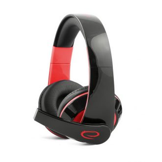   Esperanza Condor mikrofonos gamer fejhallgató, sztereó, piros (EGH300R)