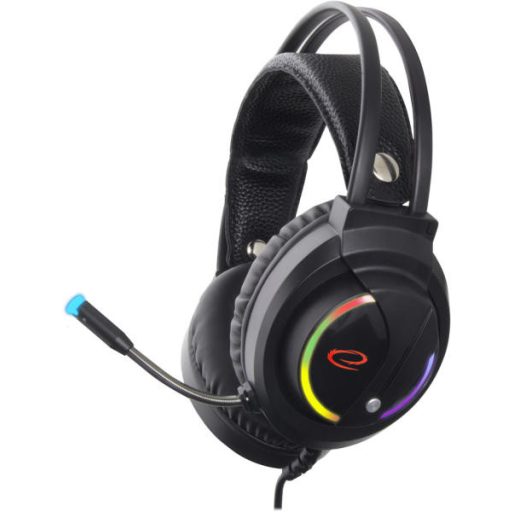 ESPERANZA SZTEREÓ JÁTÉKOS FEJHALLGATÓ MIKROFONNAL RGB NIGHTSHADE (EGH470)