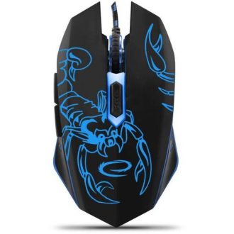   ESPERANZA VEZETÉKES EGÉR JÁTÉKOSOKNAK 6D OPT. USB MX203 SCORPIO (EGM203B)