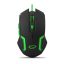 Esperanza MX205 Fighter USB Gamer egér, fekete-zöld (EGM205G)