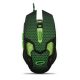 Esperanza Cobra MX207 Gamer vezetékes optikai egér 6D, USB, fekete-zöld (EGM207G)