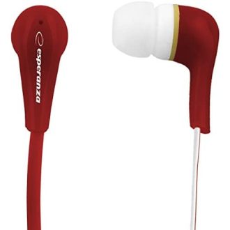 ESPERANZA SZTEREÓ FÜLHALLGATÓ LOLLIPOP PIROS (EH146R)