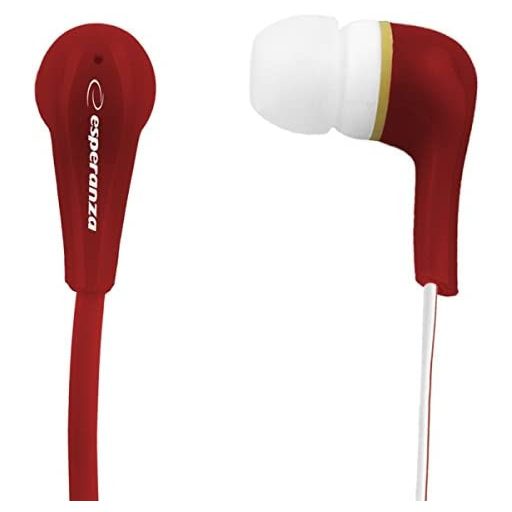 ESPERANZA SZTEREÓ FÜLHALLGATÓ LOLLIPOP PIROS (EH146R)