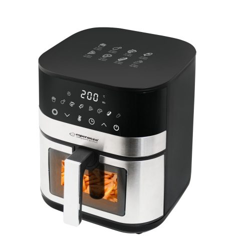 Esperanza air fryer betekintő ablakkal pesce alla griglia 5L