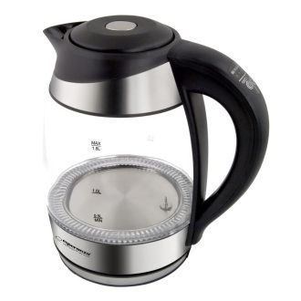   ESPERANZA ELEKTROMOS VÍZFORRALÓ LEDDEL ÉS HŐMÉRSÉKLET-SZABÁLYOZÓVAL SEINE 1.7 L FEKETE 1.7 L (EKK026)