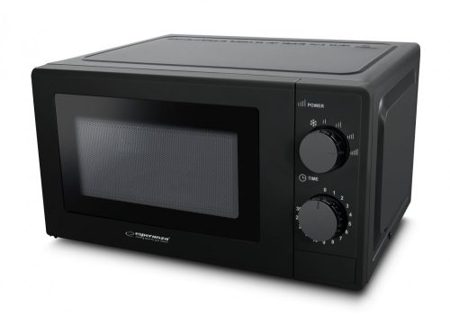Esperanza Estofado Mikróhullámú sütö, 20 liter, 1100 W, fekete (EKO011K)