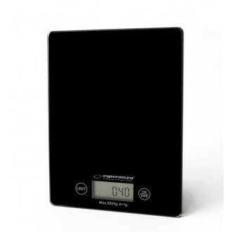 Esperanza Lemon konyhai mérleg, fekete (EKS002K)