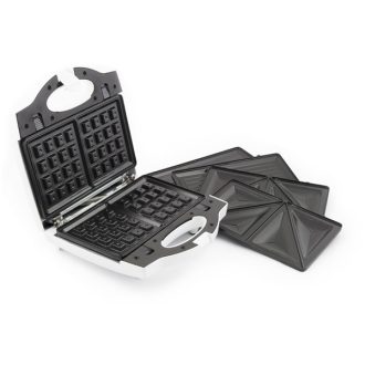   Esperanza Portabella 3in1 melegszendvics süto 750 W, fehér (EKT006W)