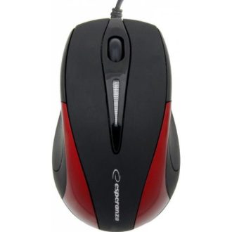   ESPERANZA SIRIUS 3D VEZETÉKES OPTIKAI EGÉR USB FEKETE/PIROS (EM102R)