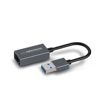   ESPERANZA GIGABIT ETHERNET 1000 MBPS ADAPTER USB 3.0-RJ45 ENA101 (ENA101)