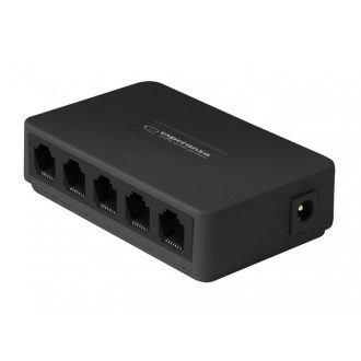   Esperanza 5 portos ethernet kapcsoló  10/100/1000 ONYX (ENS103)