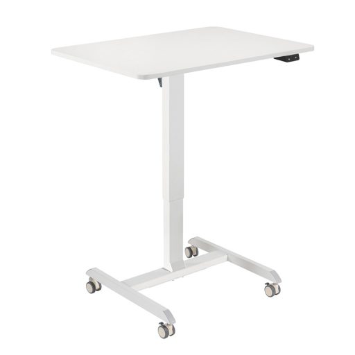 Loiglink Elektromosan állítható ülő-álló munkaállomás, 1 motor, gurítható, fehér (EO0050W)