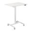 Loiglink Elektromosan állítható ülő-álló munkaállomás, 1 motor, gurítható, fehér (EO0050W)