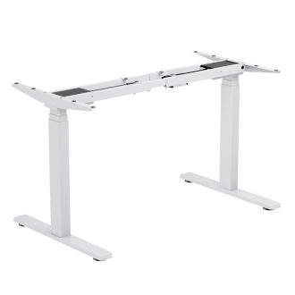   Logilink Elektromosan állítható asztalkeret, 3-szoros teleszkópos lábak, 2 motor, fehér (EO0051W)