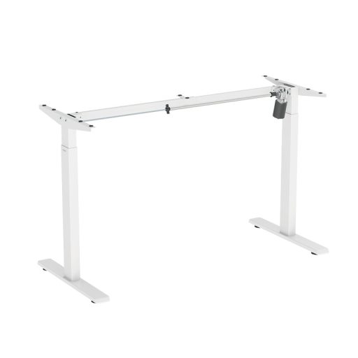 Logilink Elektromosan állítható ülő-álló asztalkeret, 1 motor, 710-1190 mm, fehér (EO0052W)