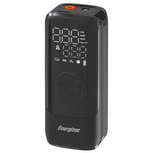 Energizer PAC4000 akkumulátoros légkompresszor, powerbank és lámpa,150PSI (10bar) (EPAC4000_BK_ML)