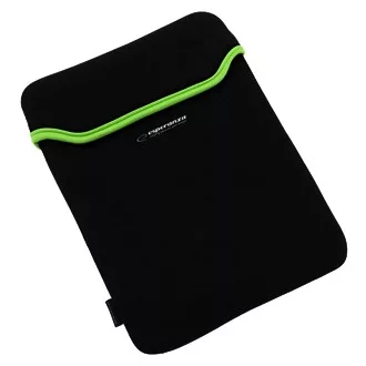   ESPERANZA NEOPRÉN TÁSKA 9,7" ET172G TABLETHEZ FEKETE/ZÖLD ET172G (ET172G)