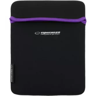   ESPERANZA NEOPRÉN TÁSKA 9.7" ET172V TABLETHEZ FEKETE/LILA ET172V (ET172V)