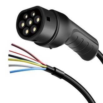   Logilink EV töltőkábel, nyitott végű, Type 2, 3 fázis, 16 A, 11 kW, 5 m (EVC0130)