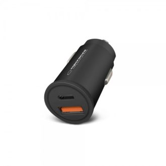  Esperanza autós gyorstöltő 20w usb-c pd 20w / usb-a qc 3.0 18w (EZC111K)