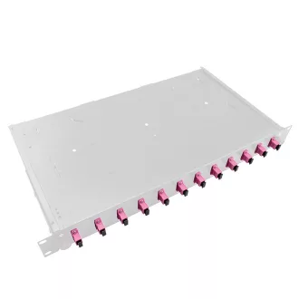   Logilink Optikai kábel elosztó, 19" (ODF) SC-SX 12 P (F12SS4G)