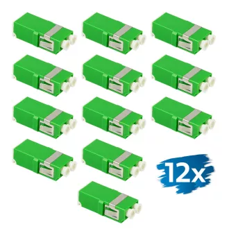   Logilink 12 darabos, perem nélküli optikai LC-Duplex csatoló, lézervédelemmel (FA03LC8)