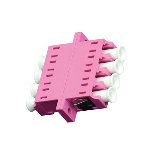 LogiLink Fibre adapter LC quad karimával, lila (FA04LC4)