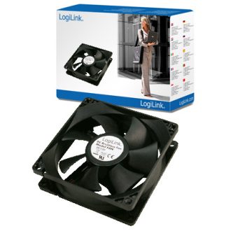 LogiLink Ventilátor 120x120 fekete (FAN103)