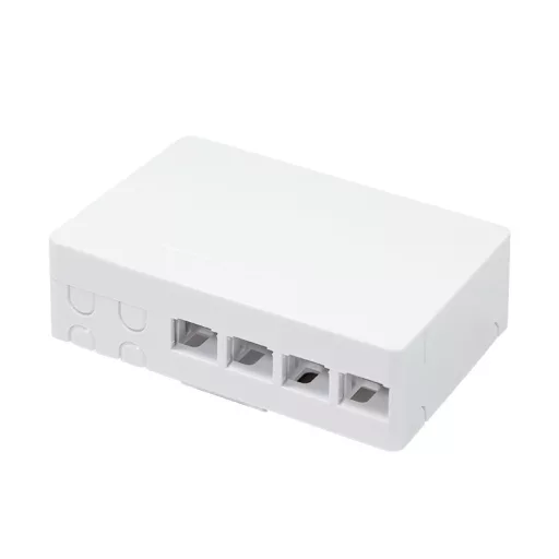 Logilink FTTH Lezáró doboz, 4 port, fehér, DIN-sín tartóval (FB1002)