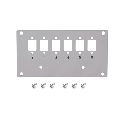 Logilink Előlap toldóelosztóhoz, 6 x LC duplex / 6 x SC simplex (FB5002)
