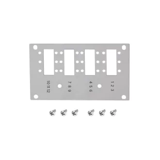   Logilink Előlap toldóelosztóhoz, 12 x LC duplex / 12 x SC simplex (FB5003)