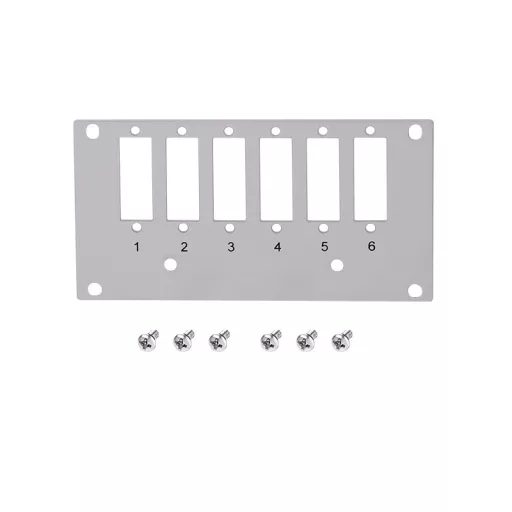Logilink Előlap toldóelosztóhoz, 6 x SC duplex / 6 x LC-Quad (FB5004)