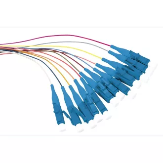   Logilink Színes pigtail készlet 12 x LC, OS2 9/125 , 2m, kék csatlakozó (FL0LC02)
