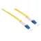 Logilink Fiber duplex patch kábel, OS2, 9/125 , LC-LC, sárga, 0,5 m (FP0LC00)