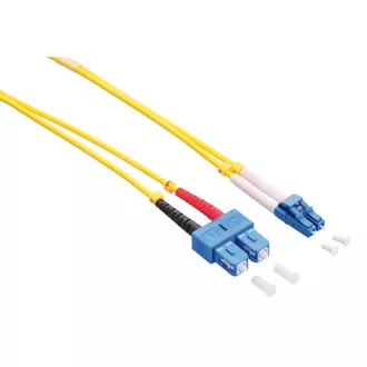   Logilink Fiber duplex patch kábel, OS2, 9/125 , LC-SC, sárga, 1 m (FP0LS01)