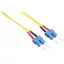 Logilink Fiber duplex patch kábel, OS2, 9/125 , LC-SC, sárga, 1 m (FP0SC01)