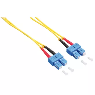   Logilink Fiber duplex patch kábel, OS2, 9/125 , LC-SC, sárga, 2 m (FP0SC02)